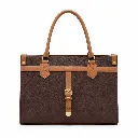 Classic Brown Leather Tote Bag.webp