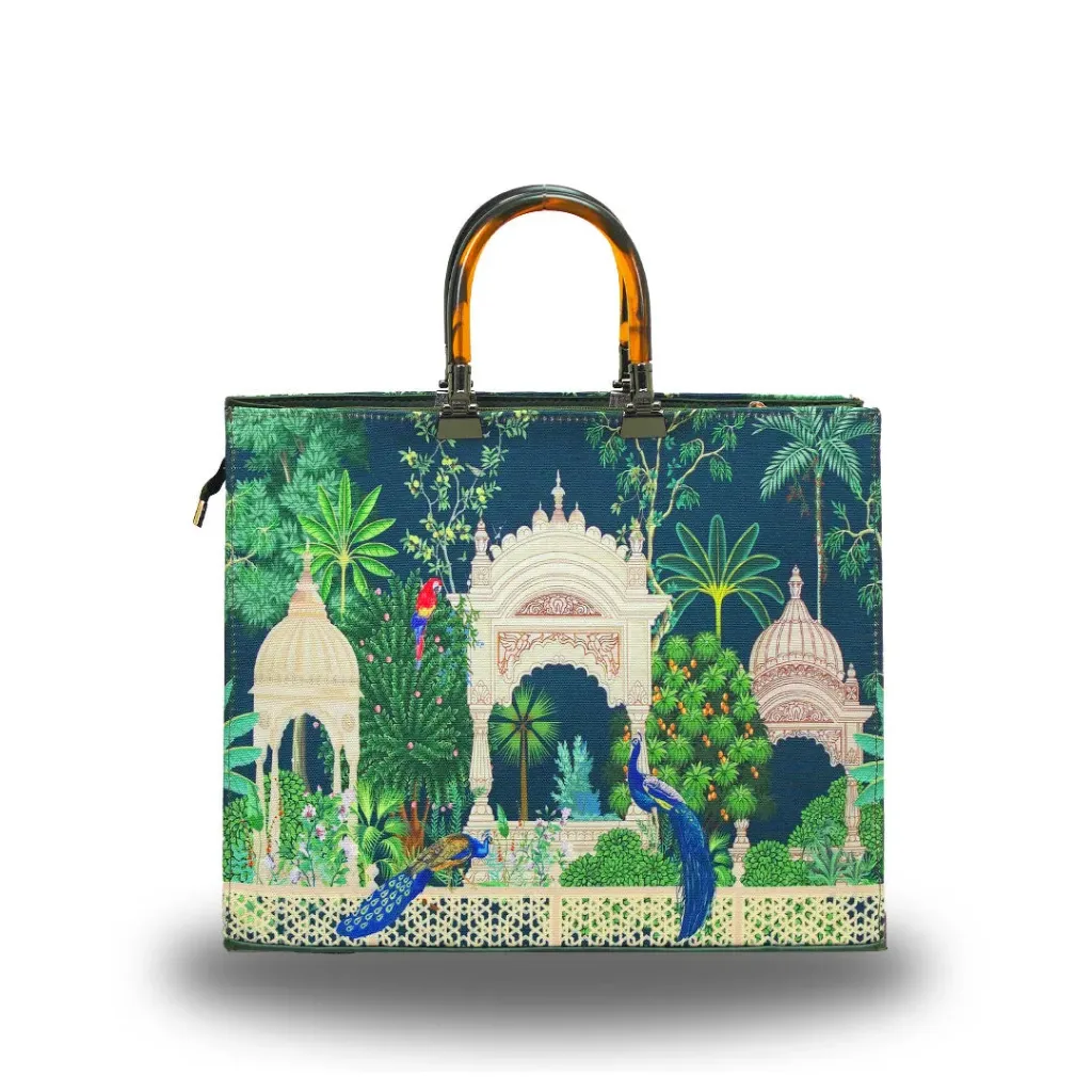 The Mughal garden illustration